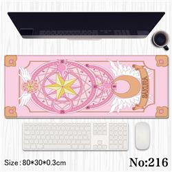 Cardcaptor Sakura anime Mouse pad 80*30*0.3cm
