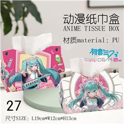 Hatsune Miku anime Tissue box