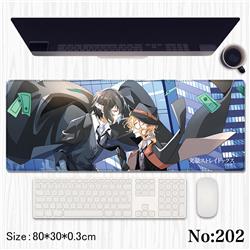 Bungo Stray Dogs anime Mouse pad 80*30*0.3cm