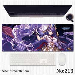 Genshin Impact anime Mouse pad 80*30*0.3cm