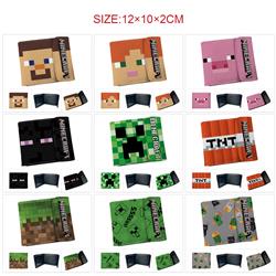 Minecraft anime wallet 12*10*2cm