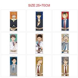 Haikyuu anime wallscroll 25*70cm price for 5 pcs