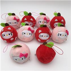 hello kitty anime Plush toy 8cm 10 pcs a set