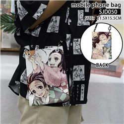 Demon slayer kimets anime mobile phone bag