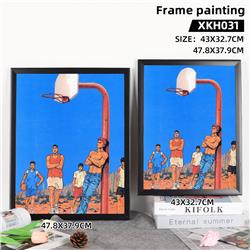 slam dunk anime frame painting 43*32.7cm,47.8*37.9cm