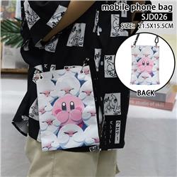 Kirby anime mobile phone bag