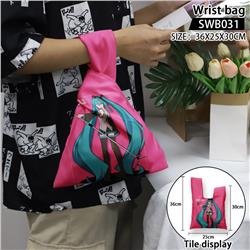 Hatsune Miku anime wrist bag