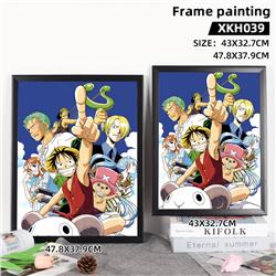 One Piece anime frame painting 43*32.7cm,47.8*37.9cm