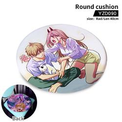 chainsaw man anime round cushion 40cm