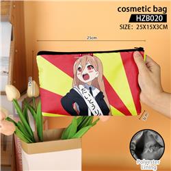 chainsaw man anime cosmetic bag