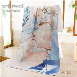Genshin Impact anime anime bath towel 70*140cm