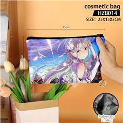 Re Zero Kara Hajimeru Isekai Seikatsu anime cosmetic bag