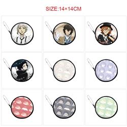 Bungo Stray Dogs anime pu wallet 14*14cm