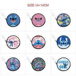 stitch anime anime pu wallet 14*14cm