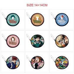 My Hero Academia anime pu wallet 14*14cm