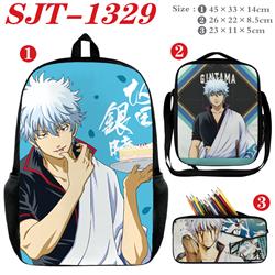 Gintama anime  backpack+ lunch bag+pencil bag