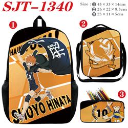 Haikyuu anime backpack+ lunch bag+pencil bag