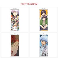Gintama anime wallscroll 25*70cm price for 5 pcs