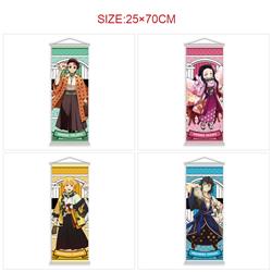 Demon slayer kimets anime wallscroll 25*70cm price for 5 pcs