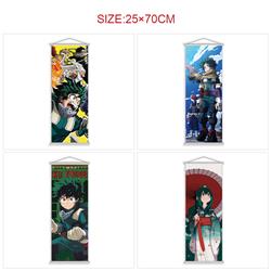 My Hero Academia anime wallscroll 25*70cm price for 5 pcs