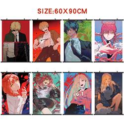 chainsaw man anime wallscroll 60*90cm