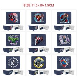 Avengers anime wallet 11.5*10*1.5cm