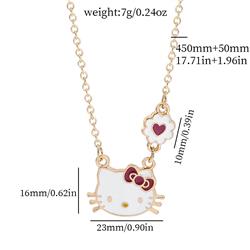 hello kitty anime necklace