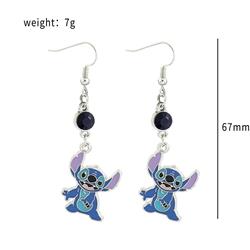 stitch anime earring