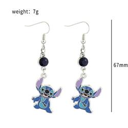 stitch anime earring