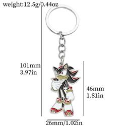 Sonic anime keychain