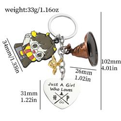 Harry Potter anime keychain