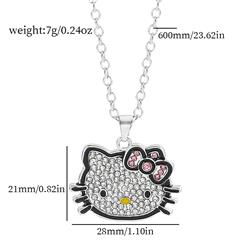 hello kitty anime necklace