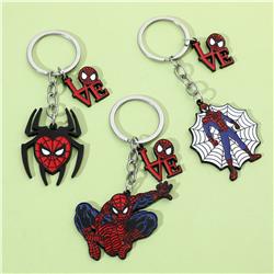 spider man anime keychain