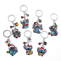 stitch anime keychain