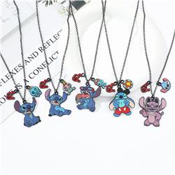 stitch anime necklace