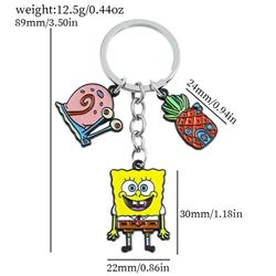 SpongeBob anime keychain
