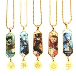 Genshin Impact anime necklace