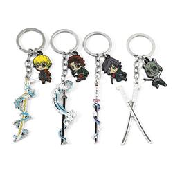 Demon slayer kimets anime keychain