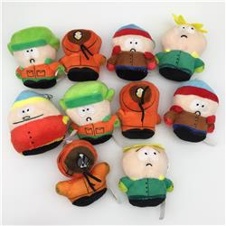 south park anime Plush toy 11cm 10pcs a set