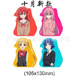 Bocchi the rock anime 3D illusion stickers