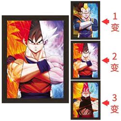 Dragon ball anime 3D frame painting 33*43cm (core+black frame）