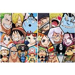 One Piece anime 3D frame painting 32 * 42cm (core+black frame+framing）