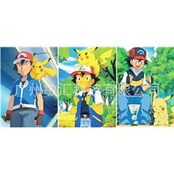 Pokemon anime 3D frame painting 32 * 42cm (core+black frame+framing）