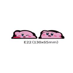 Kirby anime 3D illusion stickers