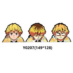 Demon slayer kimets anime 3D illusion stickers