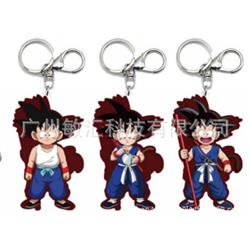 Dragon ball anime 3D illusion keychain