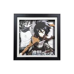 Attack on Titan anime 3D stereoscopic painting