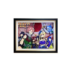 Fairy Tail anime 3D stereoscopic painting 38*49cm