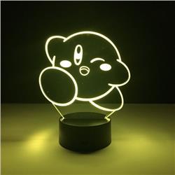 Kirby anime 7 colours LED light