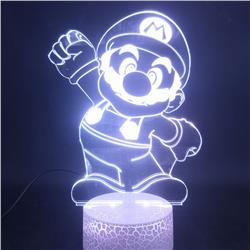 Super Mario anime 7 colours LED light